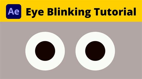 Eye Blinking Tutorial In After Effects How To Create Cartoon Animation After Effects Dude