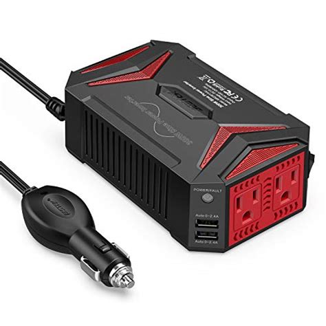 BESTEK 500W Pure Sine Wave Power Inverter DC 12V To AC 110V Car Plug