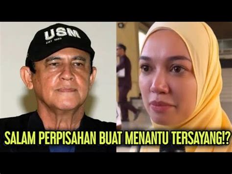 SALAM PERPISAHAN YUSOF HASLAM BUAT PUTERI SARAH BUAT RAMAI SEBAK