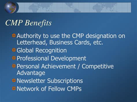 PPT - The Certified Meeting Professional (CMP) Process PowerPoint