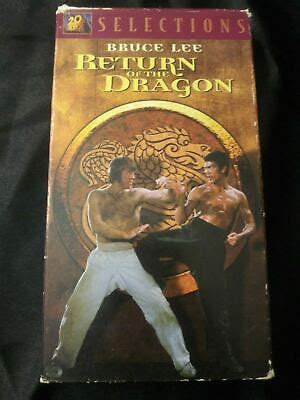 RETURN OF THE Dragon VHS Video Kung Fu Martial Arts Chuck Norris Bruce