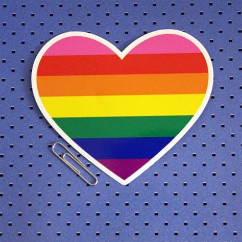 Gay Pride Rainbow Sticker Pride Lgbtq Equal Rights Sticker Etsy
