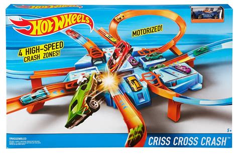 Buy Hot Wheels Criss Cross Crash Track Set At Mighty Ape Australia