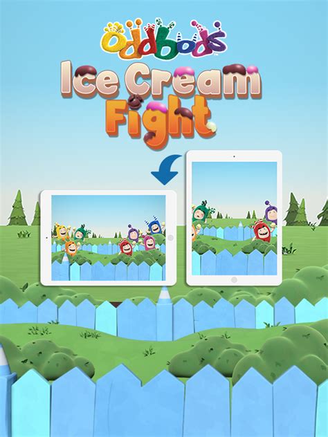 Play Oddbods Ice Cream Fight Game: Free Online Ice Cream Throwing ...