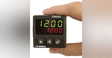 Omega Introduces Cn243 116 Din Temperatureprocess Controller Chemical Processing Chemical