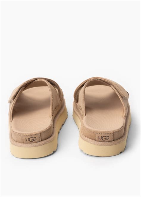 Damen Pantoletten Ugg Goldenstar Cross Slide Sneaker Peeker