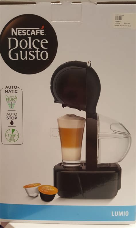 Nescafe Dolce Gusto Lumio Black Color TV Home Appliances Kitchen