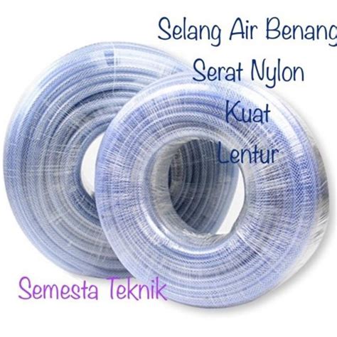 Jual Selang Air Benang Serat Nilon Nylon 50 Meter Shopee Indonesia