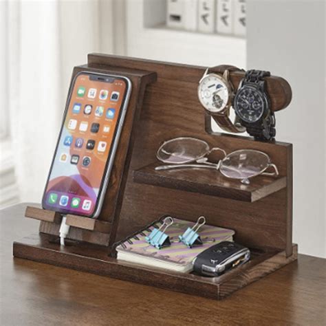 Wooden Desktop Organiser