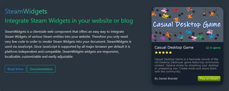 SteamWidgets.net | Steam Widgets for your Website/Blog - GameDev.net