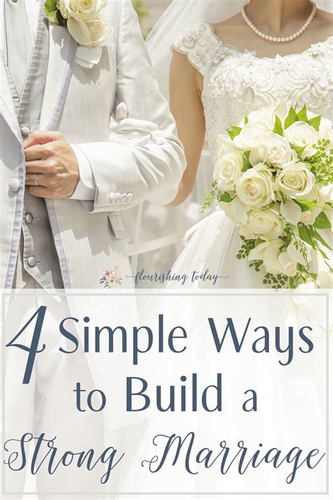 4 Simple Ways To Build A Strong Marriage Strong Marriage Marriage