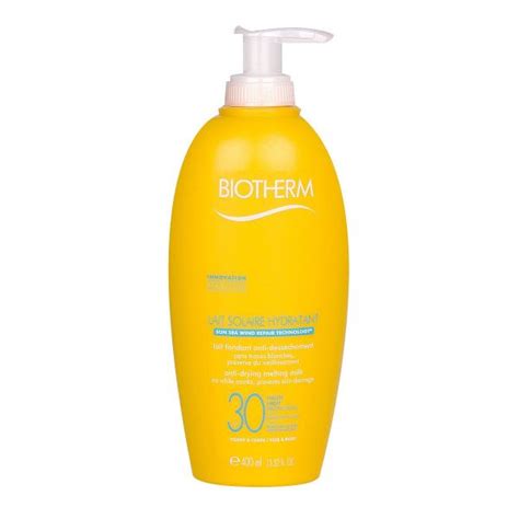 Le Lait Solaire Hydratant Spf 30 Biotherm Est Un Lait Fondant Anti