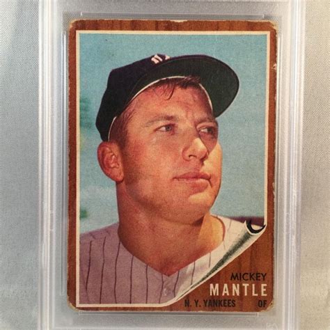 Sold Price 1962 Topps Mickey Mantle 200 PSA 1 March 6 0117 9 00