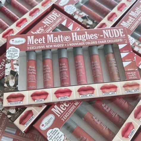 The Balm Meet Matt E Hughes Mini Liquid Lipsticks Nude