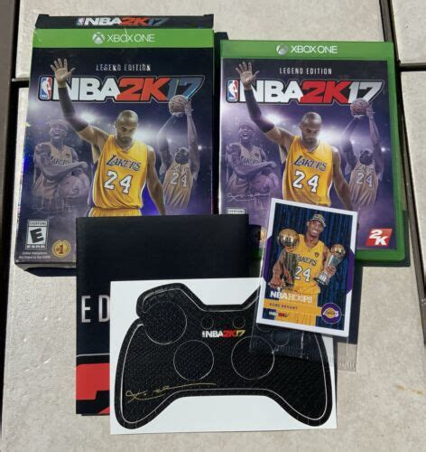 NBA 2K17 Kobe Bryant Legend Edition Microsoft Xbox One W Cards Poster