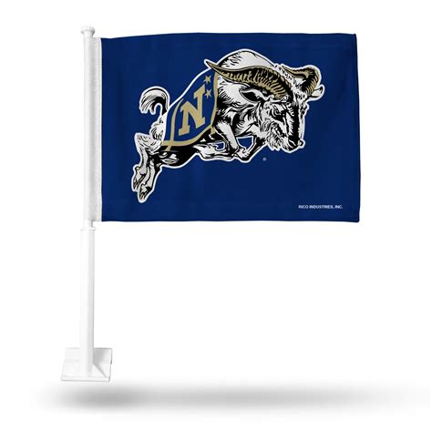 Ncaa Naval Academy Midshipmen Double Sided Car Flag 16 X 19 Stro