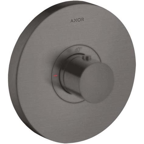 Axor Showerselect Brushed Black Chrome Thermostatic Highflow Round