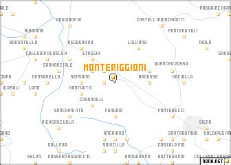 Monteriggioni (Italy) map - nona.net