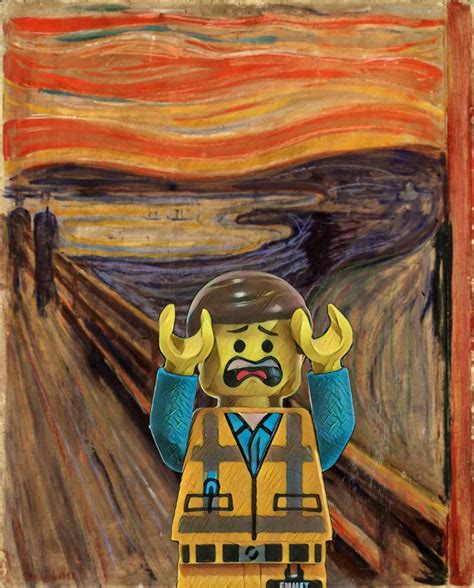 The Scream Lego Amino