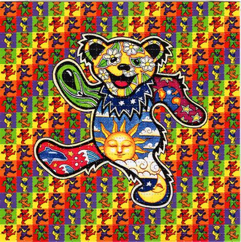 Dancing Bears BLOTTER ART acid free perforated lsd paper – Kesey Art