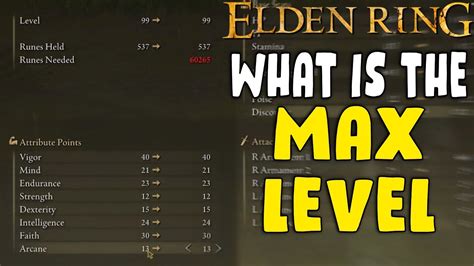 Elden Ring Max Level Guide Unleashing The Power Of Your Character