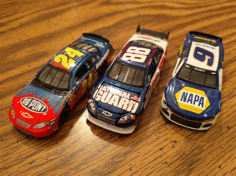 Gen 4, Gen 5, Gen 6 all in one picture. : r/NASCARCollectors