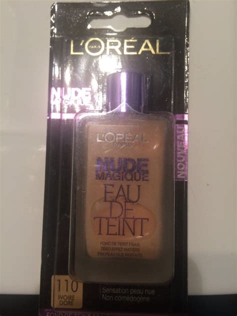 L Or Al Fond De Teint Nude Magique Eau De Teint Ivoire Dor Inci