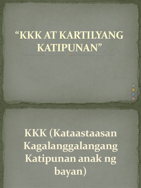 Kkk At Kartilyang Katipunan Pdf