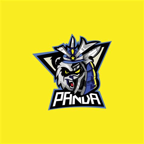 blue panda esport logo 24766636 Vector Art at Vecteezy