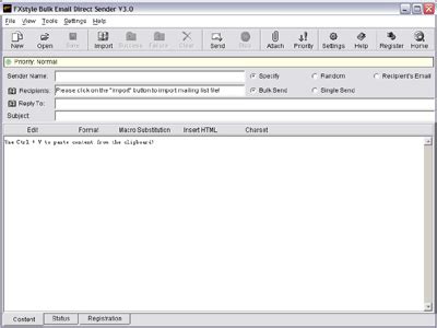 Sreenshot Fxstyle Bulk Email Direct Sender Email Email Bulk