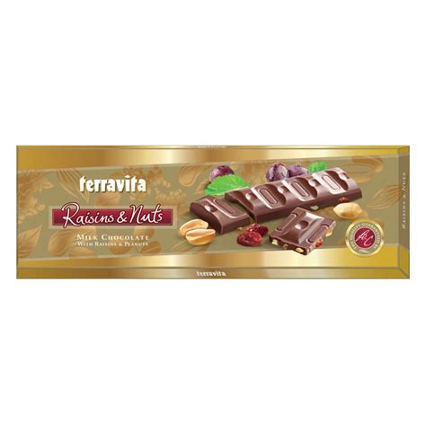 Terravita Milk Chocolates with Peanuts & Raisins – Groceries Plus Limited
