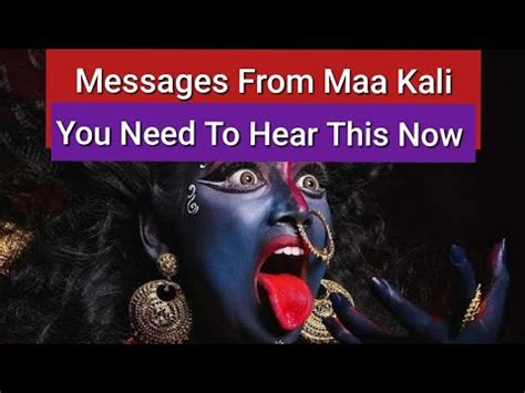 Messages From Maa Kali You Need To Hear This Now YouTube