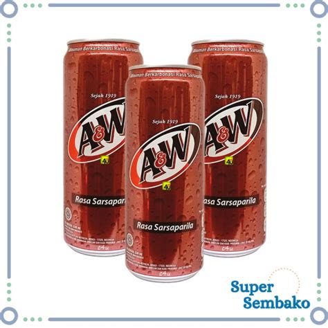 Jual Minuman Soda Segar Aw A W Root Beer Rootbeer Rasa Sarsapila