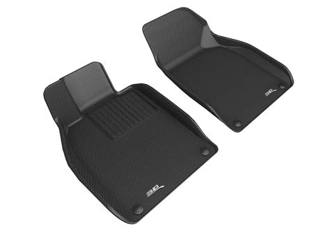 3d Maxpider 13 24 Fits Porsche 718 Boxster Cayman Carbon Fiber Floor Mat Black Ebay