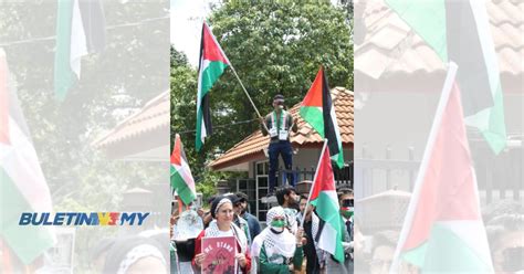 Warga Palestin Berarak Ke Masjid Klcc Bantah Kezaliman Zionis Buletin