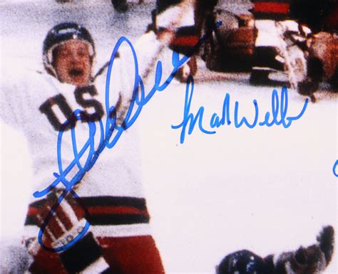 1980 Team USA Miracle On Ice 16x20 Photo Team Signed By 15 With Jim