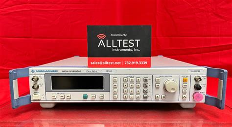 Smr Rohde And Schwarz Alltest Instruments