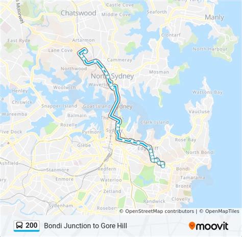 Route Schedules Stops Maps Bondi Junction Updated