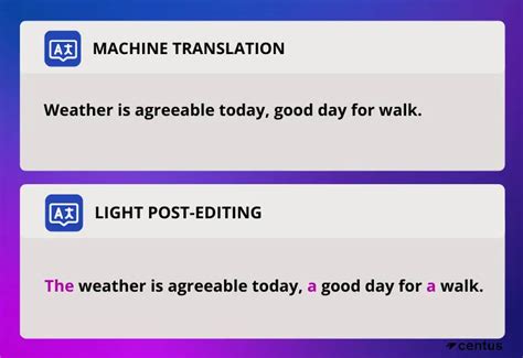 Machine Translation Post Editing Guide