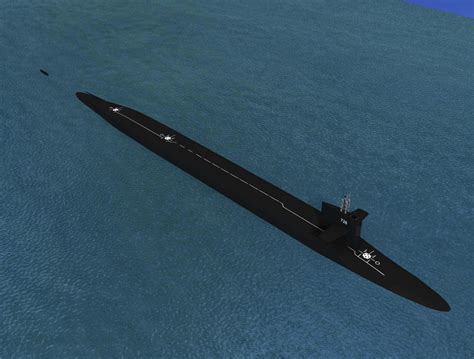 Ohio Class Ballistic Missile Submarine - 3D Model by Dreamscape Studios