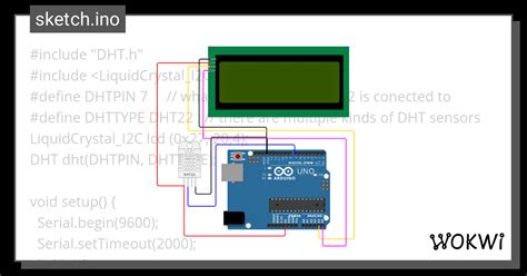 Dht X Lcd Wokwi Esp Stm Arduino Simulator