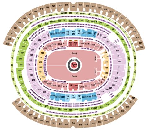 Sofi Stadium Metallica Seating Chart Star Tickets