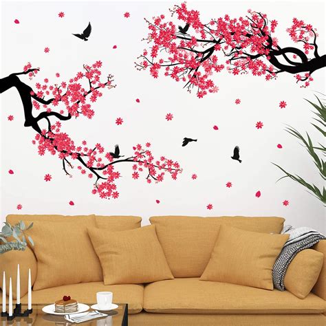 Cherry Blossom Tree Branch Wall Decal