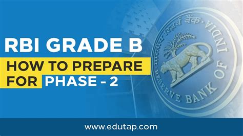 How To Prepare For RBI Grade B Phase 2 YouTube