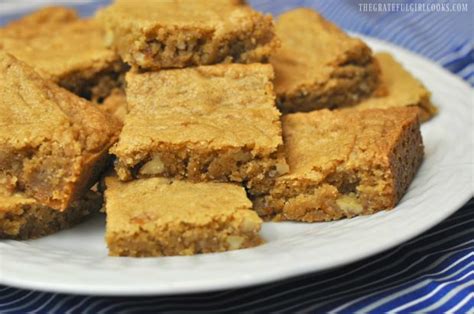 Pecan Chewies Bar Cookies The Grateful Girl Cooks