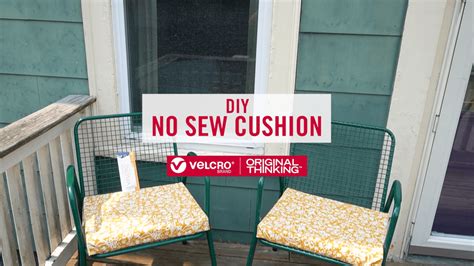 Make An Easy Box Cushion Cover No Zipper Velcro® Brand