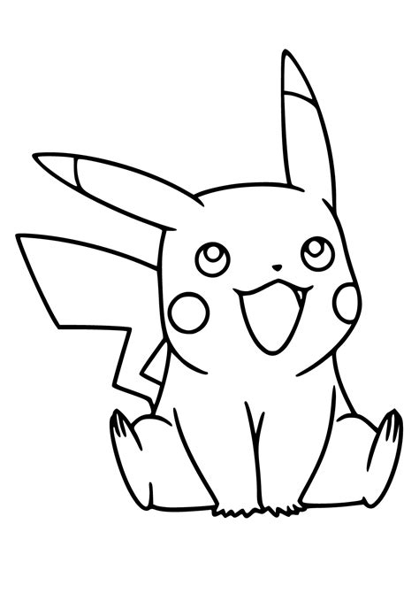 Dibujos De Picachu Para Colorear Vsun