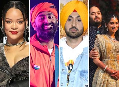 Rihanna Arijit Singh Diljit Dosanjh Ajay Atul Set To Carry Out At