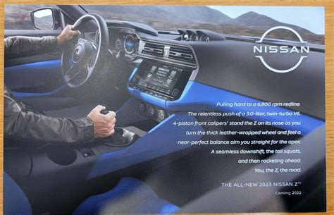 Leaked 2023 Nissan Z Brochure Reveals The New Sports Car In Full ...