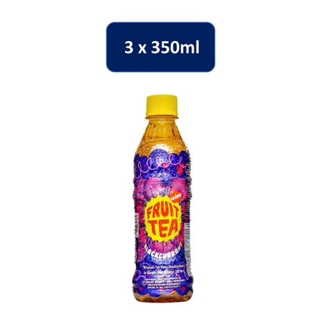 Jual Fruit Tea Sosro Teh Dalam Kemasan Rasa Blackcurrant Pet 3 X 350 Ml